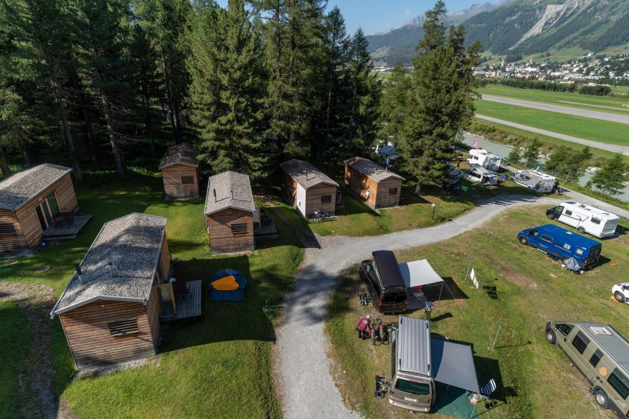 Hotel Camping Gravatscha Samedan Exterior foto