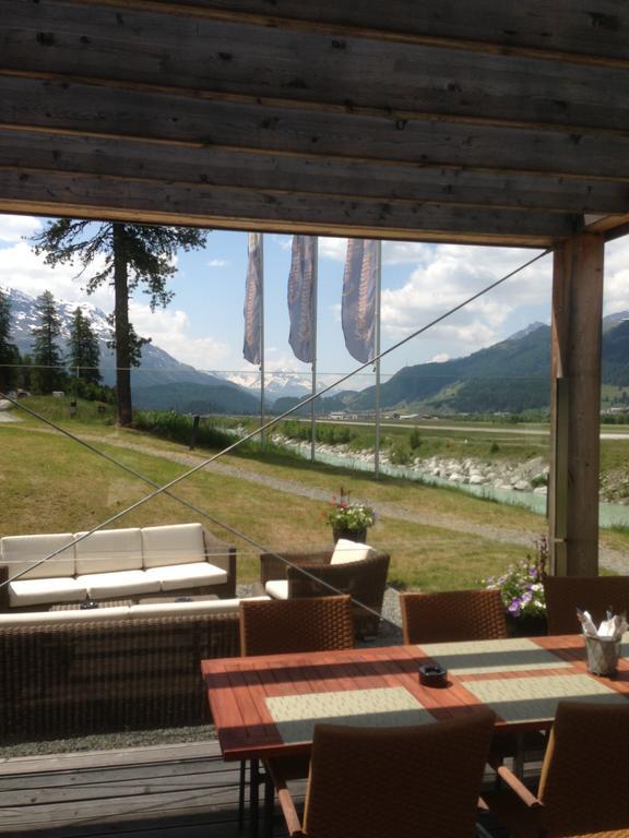 Hotel Camping Gravatscha Samedan Exterior foto