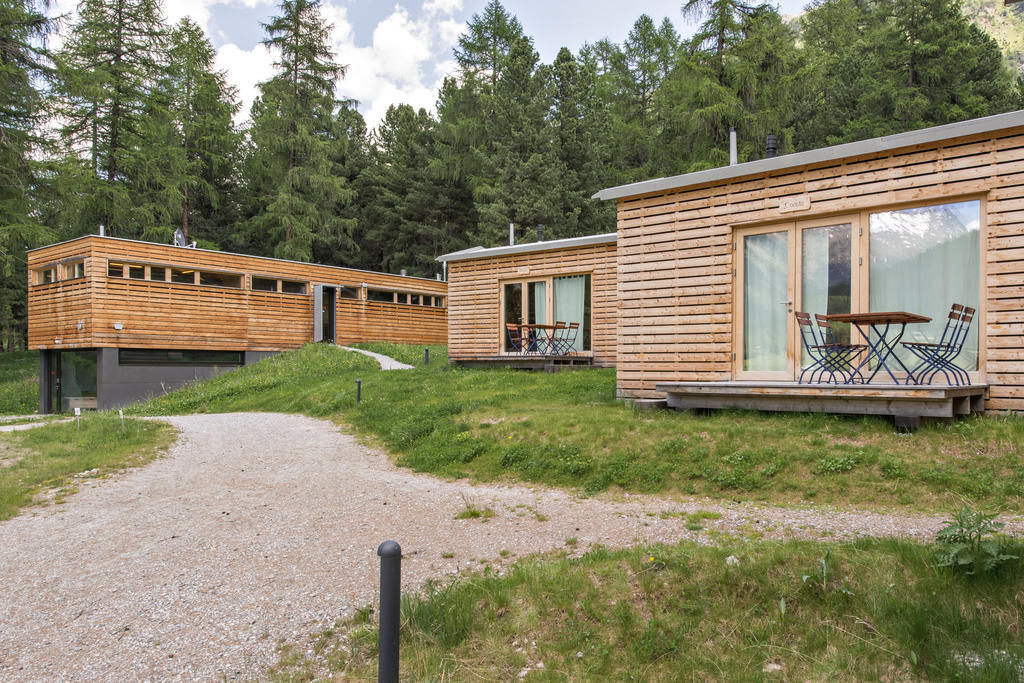 Hotel Camping Gravatscha Samedan Exterior foto