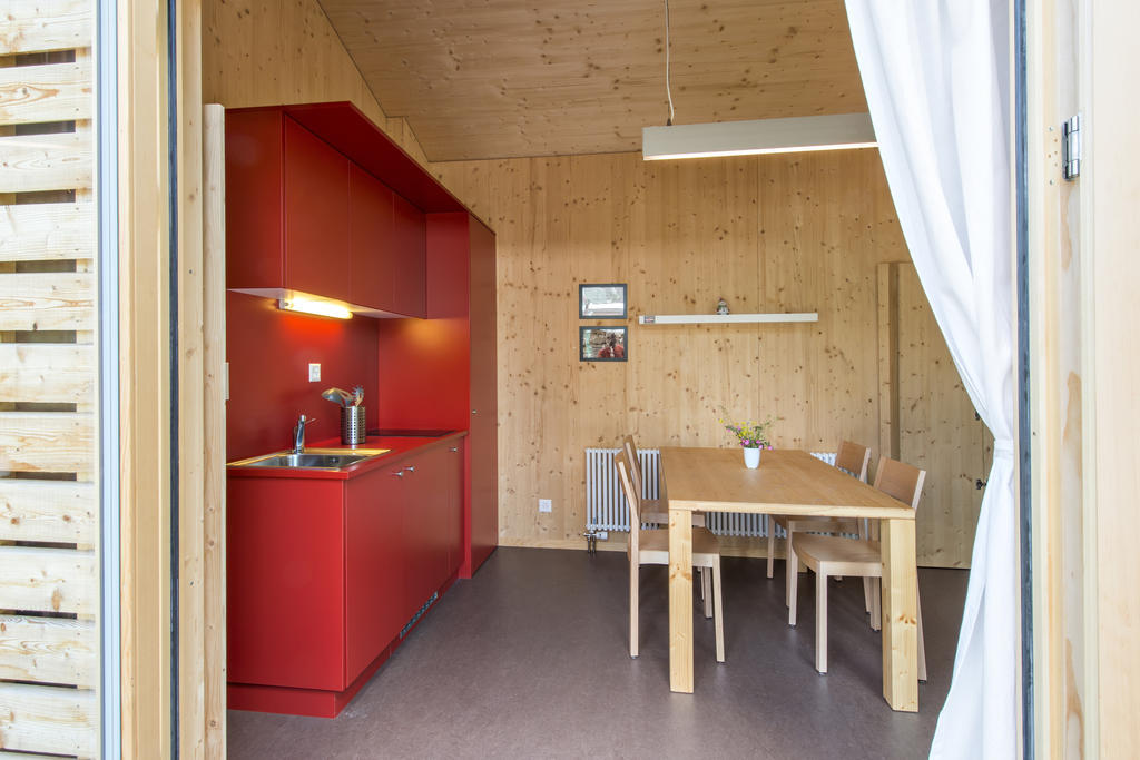 Hotel Camping Gravatscha Samedan Exterior foto