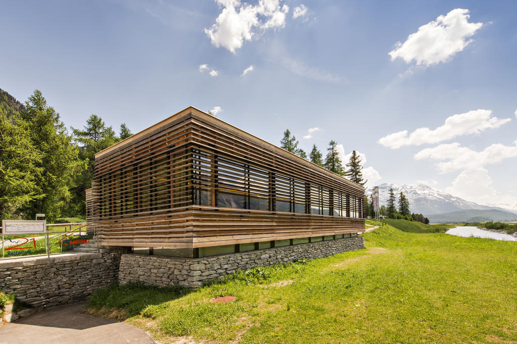 Hotel Camping Gravatscha Samedan Exterior foto