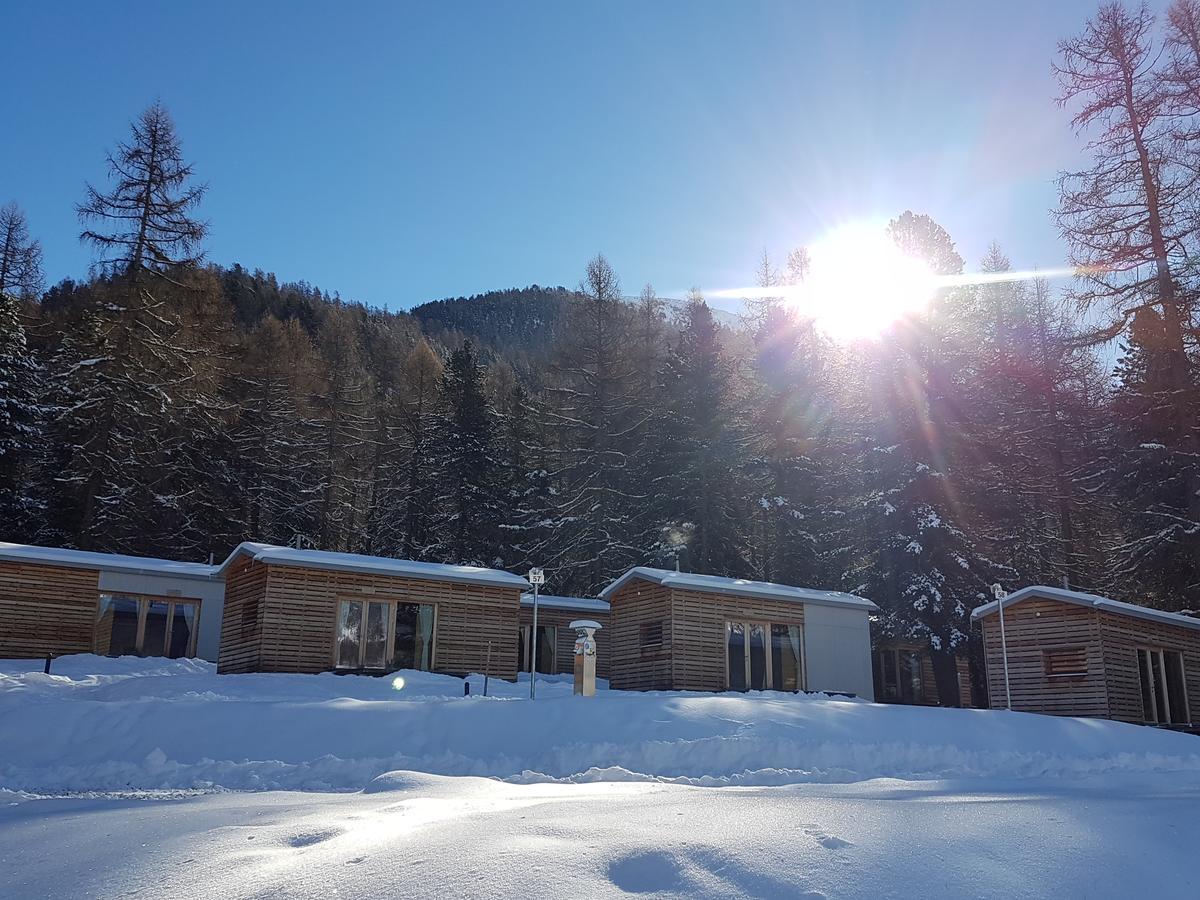 Hotel Camping Gravatscha Samedan Exterior foto